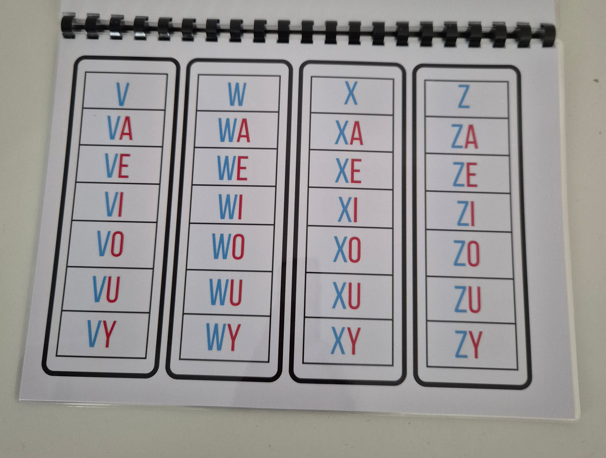 Livret d'activité lecture des syllabes