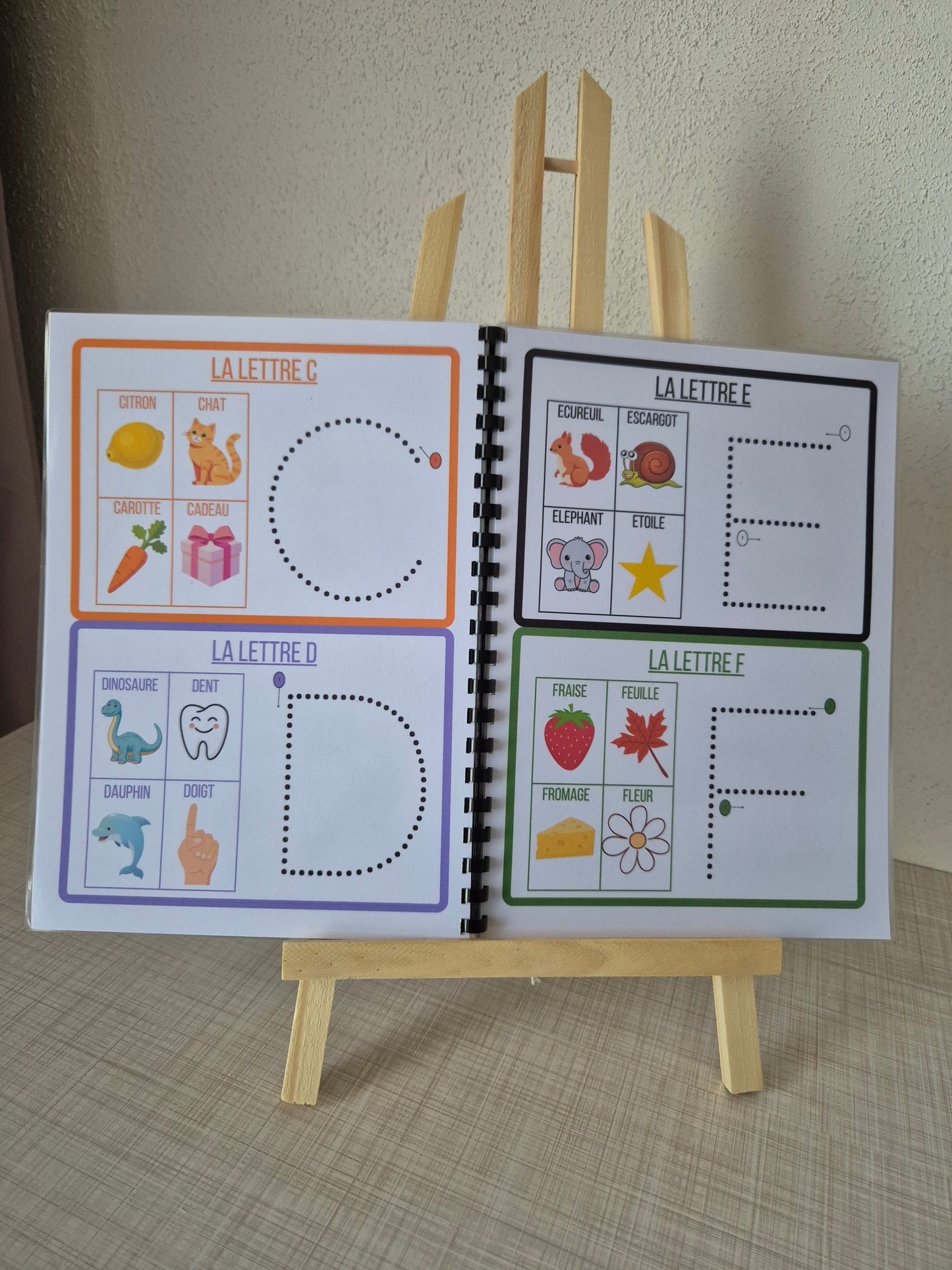 Cartes alphabet petite et moyenne section