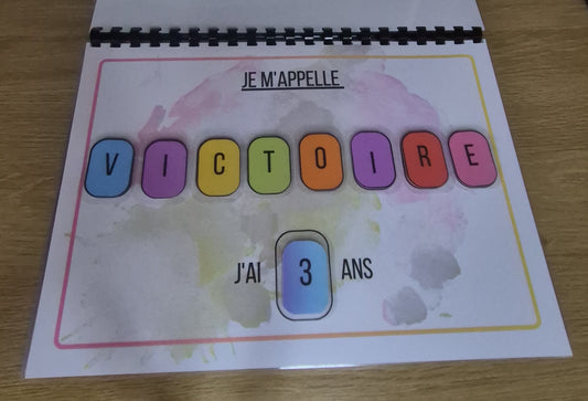 Livret d'activité : J'apprends mon prénom