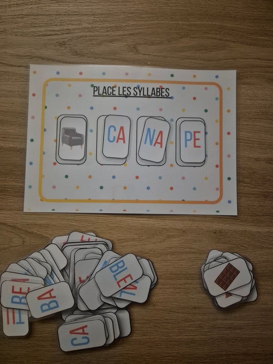 Les syllabes en image