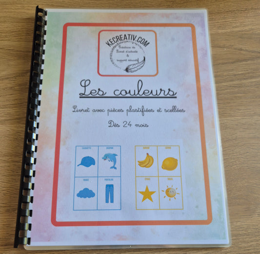 Livret d'activité les couleurs