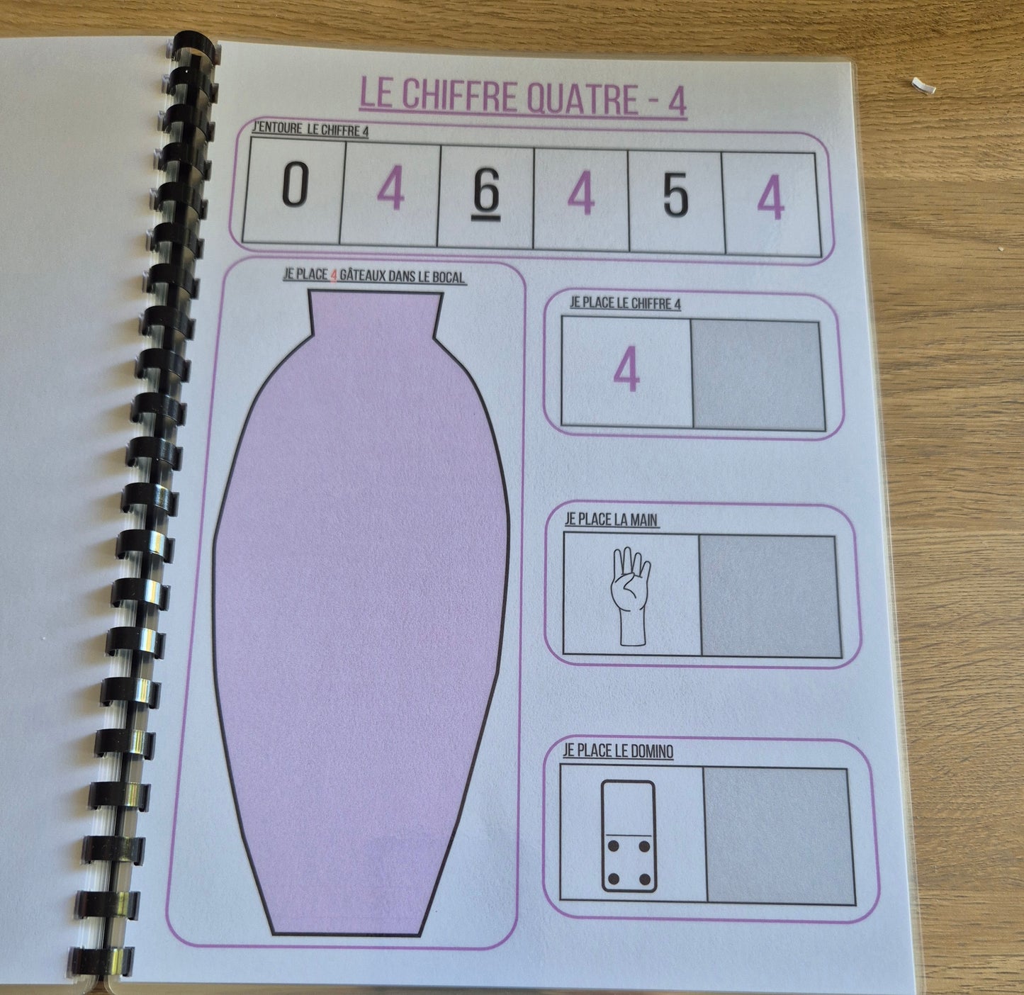 Livret d'activité les chiffres