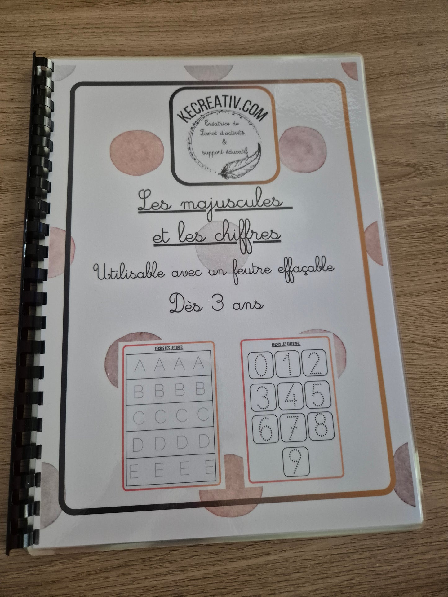 Livret d'activité j'écris l'alphabet et les chiffres