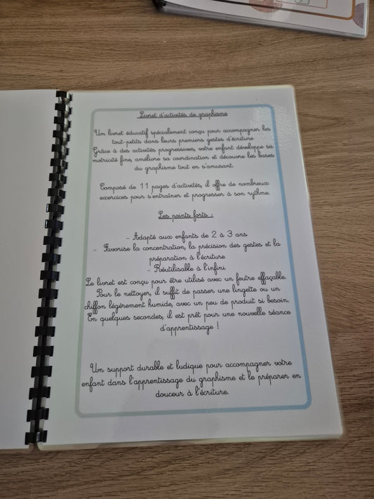 Livret d'activité le graphisme