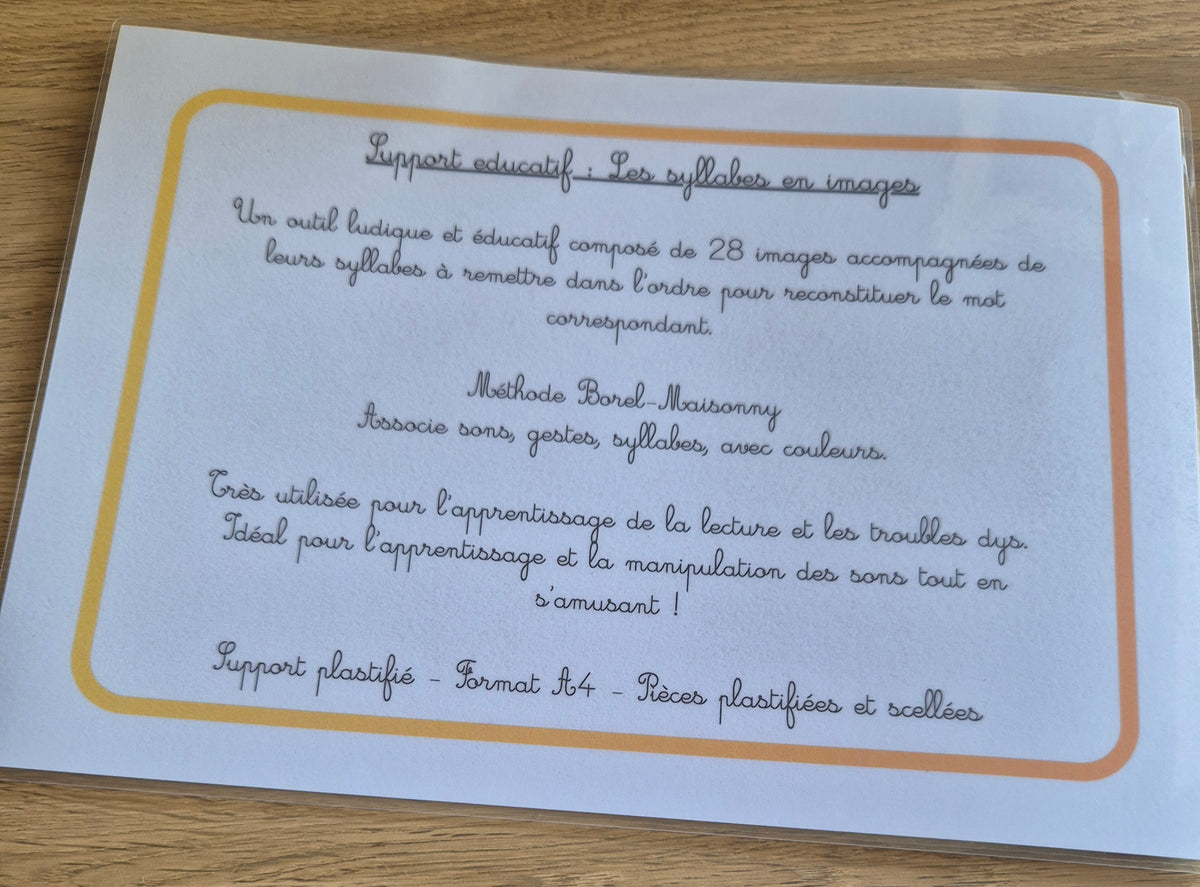 Pack syllabes
