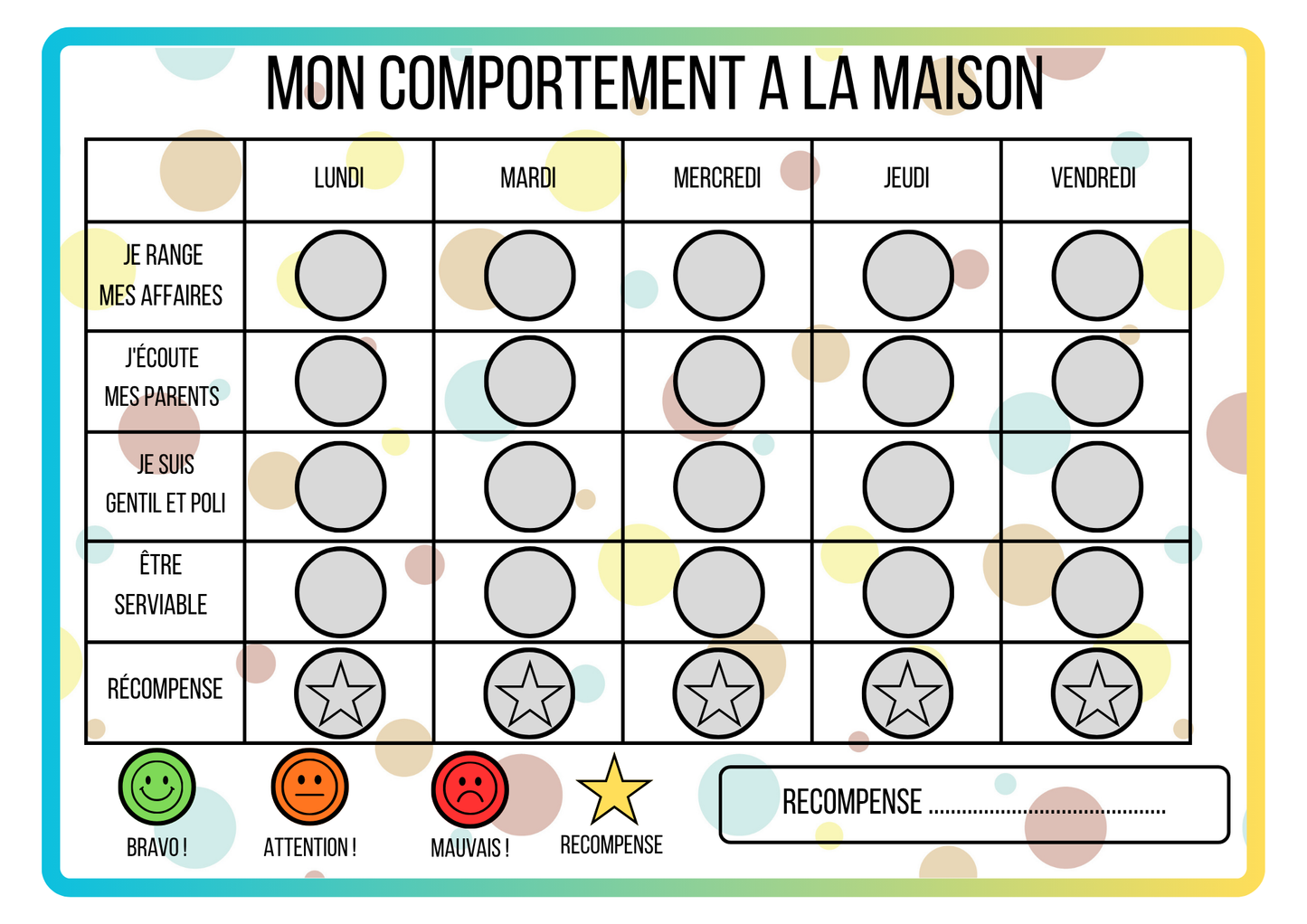4 supports comportement fille ou garcon PDF