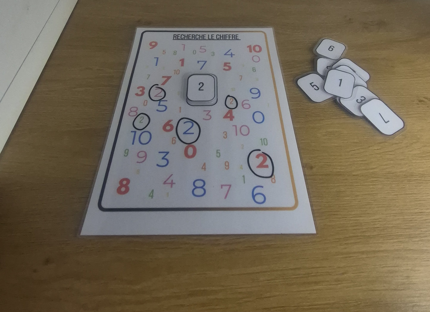 Pack 4 supports chiffre PDF