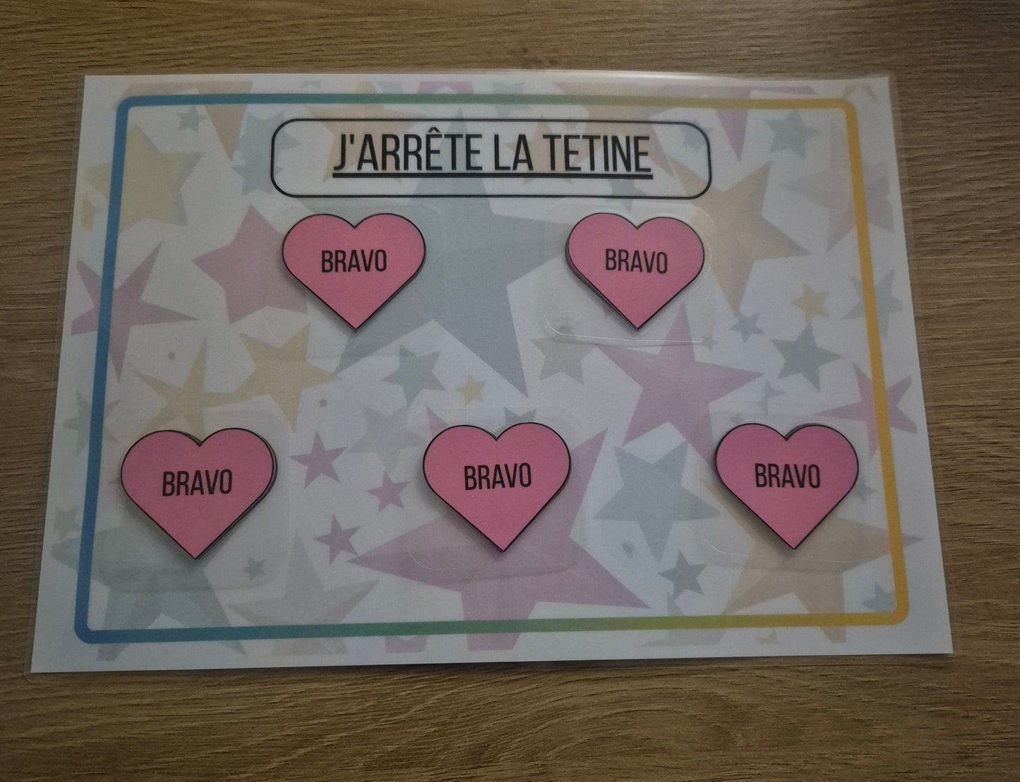 Support j'arrête la tetine fille ou garçon PDF