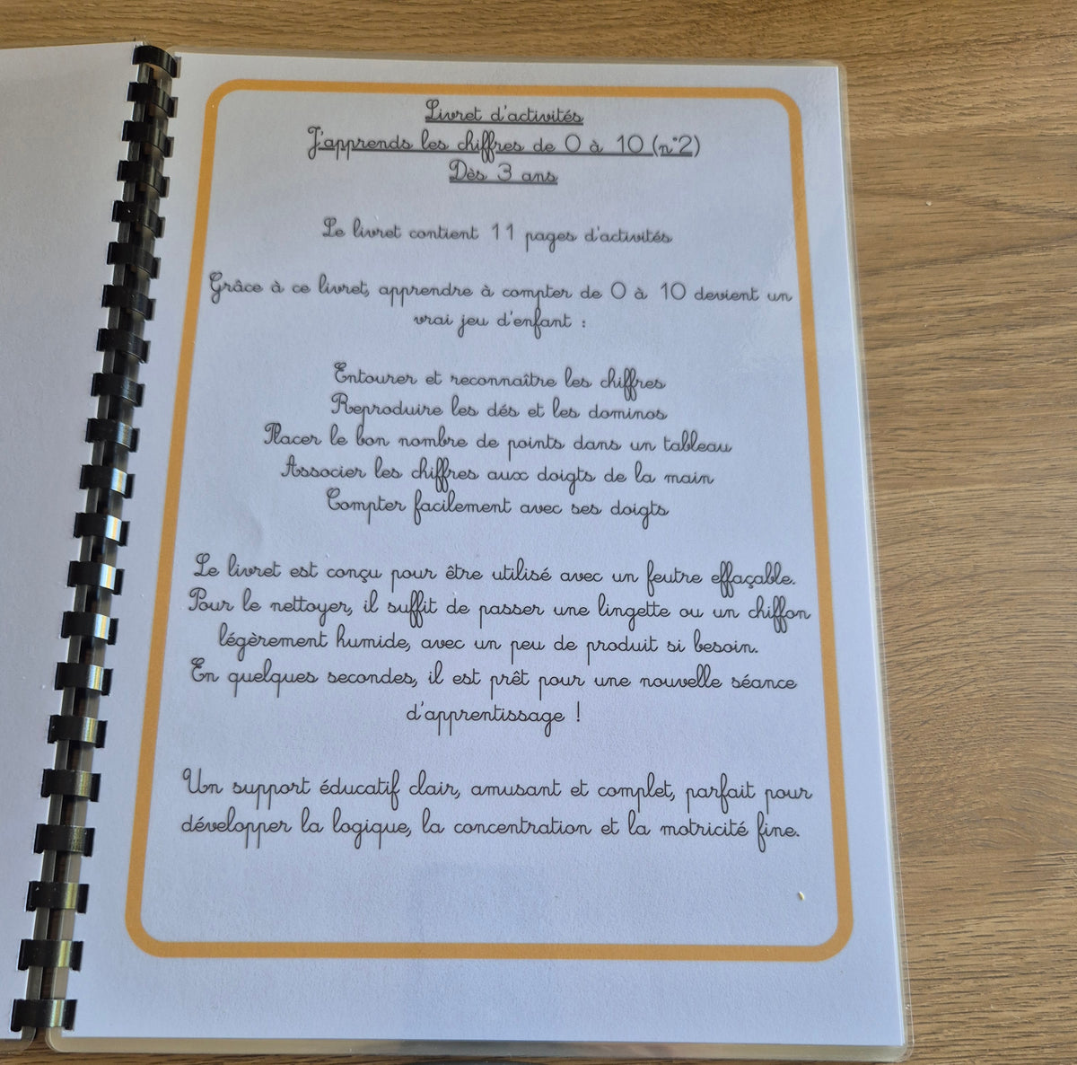 Livret d'activité : Les chiffres N°2