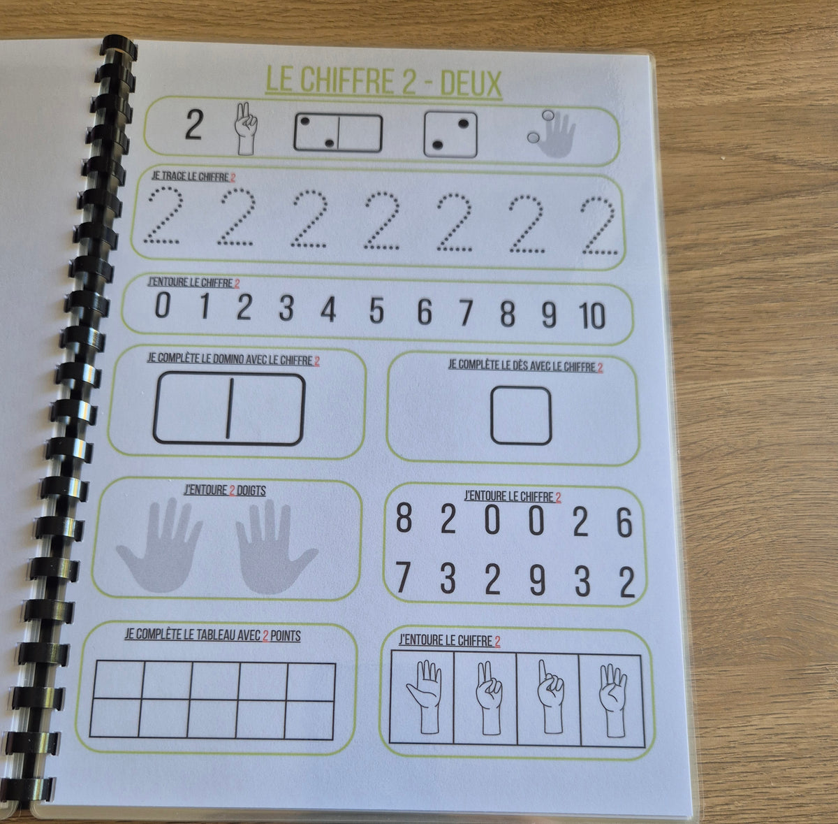 Livret d'activité : Les chiffres N°2
