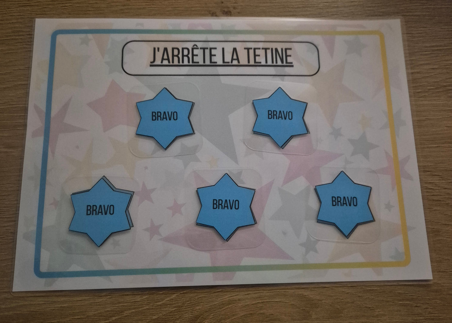 Support j'arrête la tetine fille ou garçon PDF