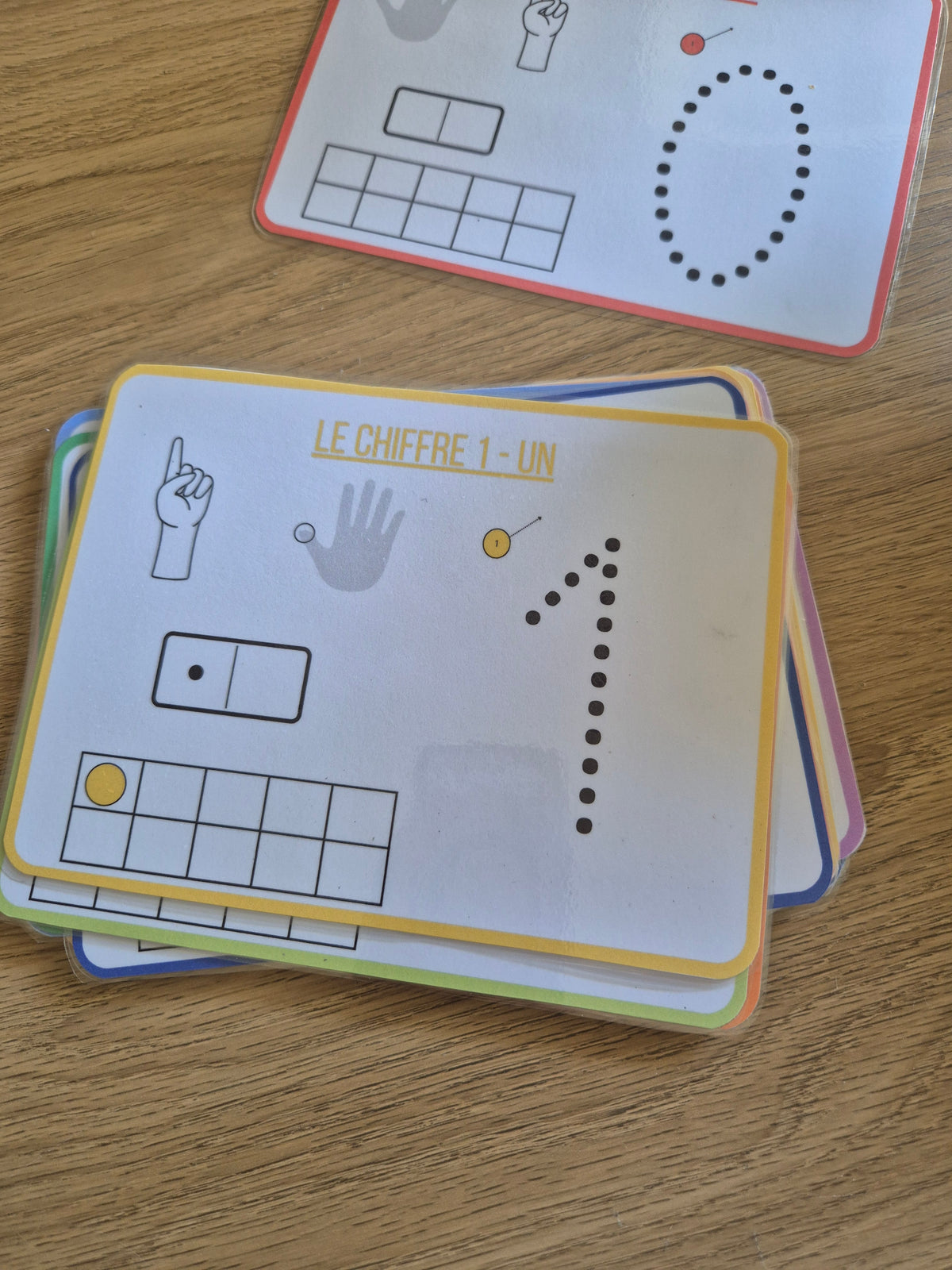 Pack cartes chiffres alphabet