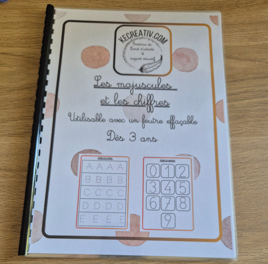 Livret d'activité j'écris l'alphabet et les chiffres PDF